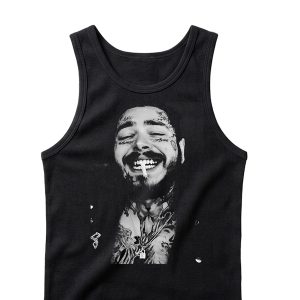 Post Malone BW Graphic Tank Top